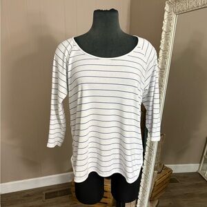 LAKE • Pima Cotton Striped Blouse